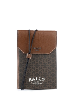 Bally neck strap wallet - Brown