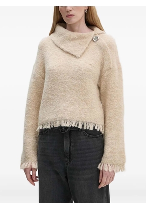 Day Birger Et Mikkelsen Gillian fringed sweater - Neutrals