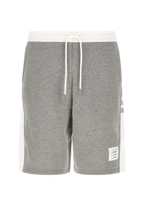 Thom Browne side-inserts track shorts - Grey