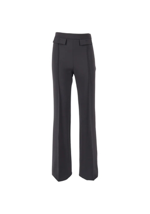 Elisabetta Franchi letter-detail trousers - Black