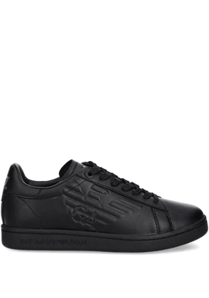 Ea7 Emporio Armani logo-debossed sneakers - Black