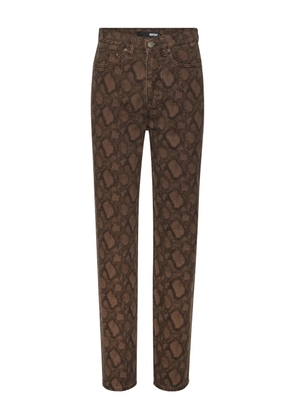 ROTATE BIRGER CHRISTENSEN printed jeans - Brown