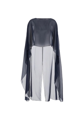 Antonelli Herve draped cape - Blue