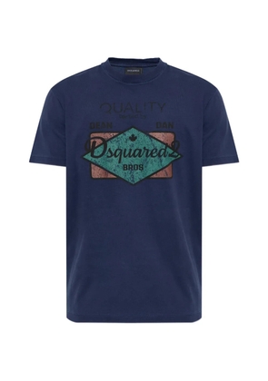 DSQUARED2 front-print T-shirt - Blue