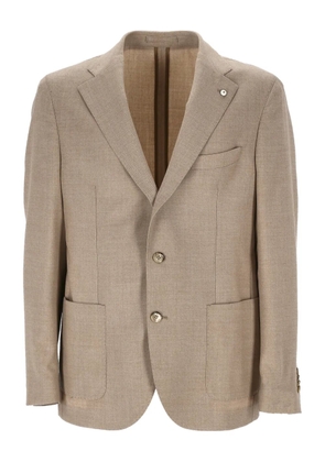L.B.M. 1911 single-breasted blazer - Neutrals