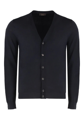 slowear button V-neck cardigan - Blue