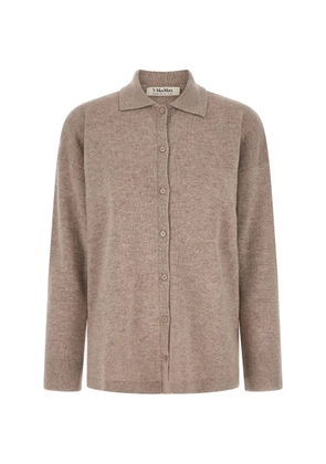 'S Max Mara SmmGatti shirt collar button cardigan - Brown
