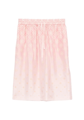 Casablanca drawstring-fastening midi skirt - Pink