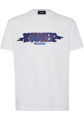 DSQUARED2 logo-print T-shirt - White