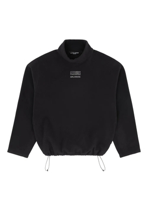 MM6 Maison Margiela X Salomon logo turtleneck sweatshirt - Black