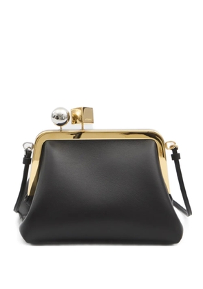 Jacquemus small Le Berlingot leather clutch bag - Black
