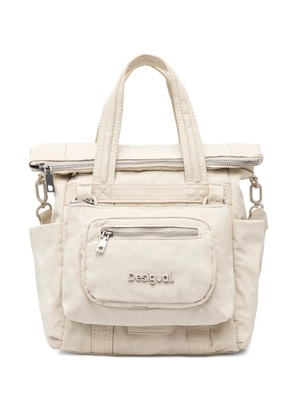 Desigual Voyager zip-top handle backpack - White