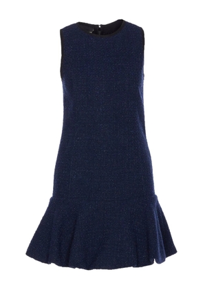 PINKO metallic-effect pleated dress - Blue