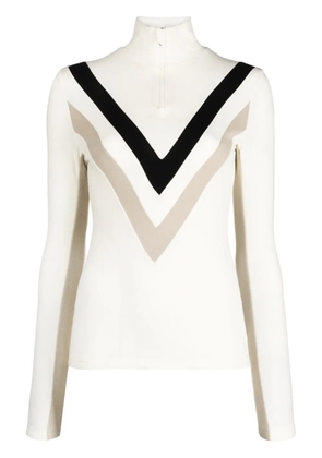 We Norwegians Voss merino-blend ski jumper - White