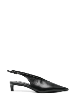 Jil Sander 35mm leather pumps - Black
