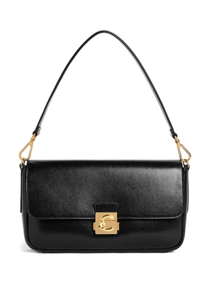 Coccinelle large C-Me Lock shoulder bag - Black