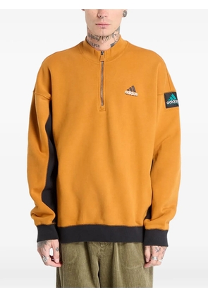 adidas half-zip sweatshirt - Brown