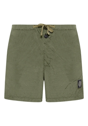 Stone Island drawstring patch shorts - Green