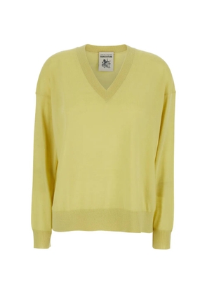Semicouture V-neck sweater - Yellow