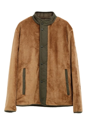 Moncler Rentignat snap-button fleece jacket - Brown