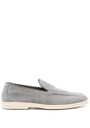 Doucal's almond-toe loafers - Grey