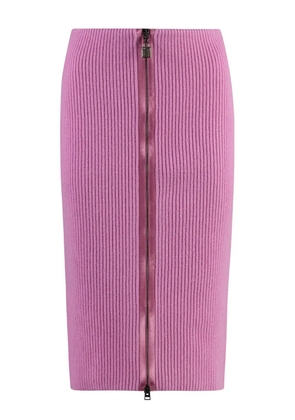 TOM FORD ribbed-knit skirt - Pink