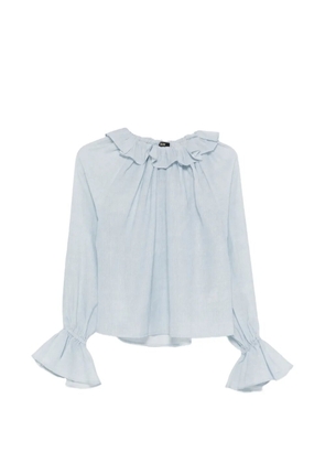 Eleh ruffled-sleeve blouse - Grey