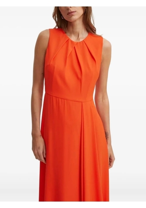 Sandro Ferrone pleated draped maxi dress - Orange