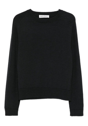 OUR LEGACY wool sweater - Black