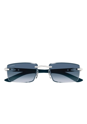 Cartier Eyewear rectangle-frame sunglasses - Grey