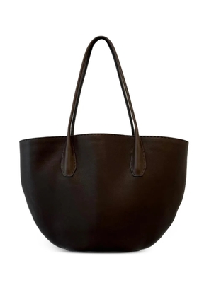 The Row Alger leather tote bag - Brown