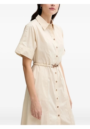 Pedro Del Hierro belted shirt dress - Neutrals