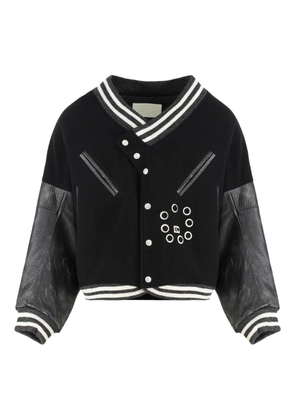 EZR long-sleeve bomber jacket - Black