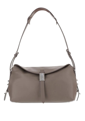 PINKO flap-closure leather shoulder bag - Grey