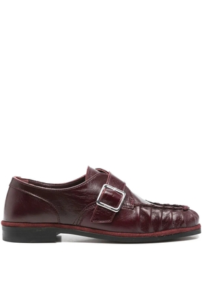 ALOHAS Brandy leather loafers - Red