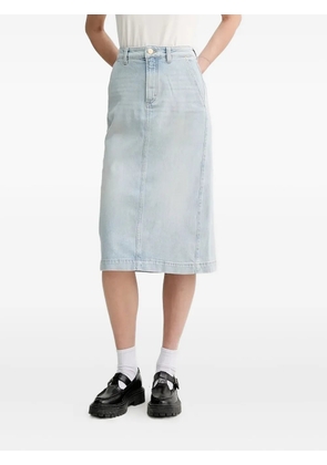 Marc O'Polo button-fastening pocket skirt - Blue