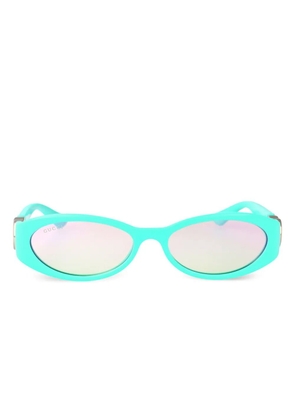 Gucci Eyewear oval frame sunglasses - Blue