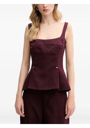 Stine Goya peplum-waist top - Red