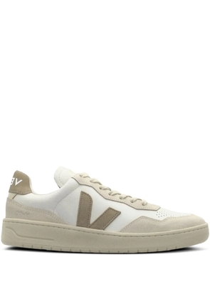 VEJA leather suede trainers - White