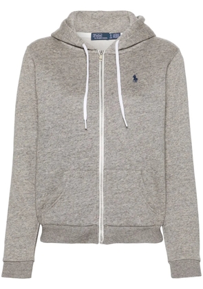Polo Ralph Lauren Polo Pony-embroidered zip-up hoodie - Grey