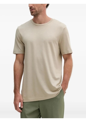 BOSS round-neck short-sleeve T-shirt - Neutrals