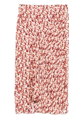 ISABEL MARANT Lisanne midi skirt - Neutrals