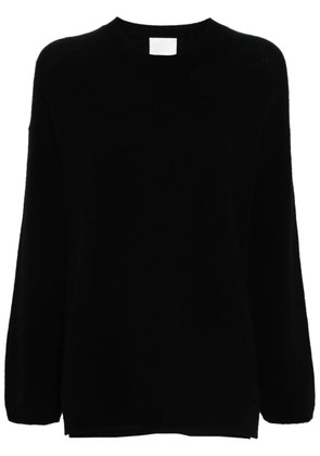 Allude crew-neck cashmere sweater - Black