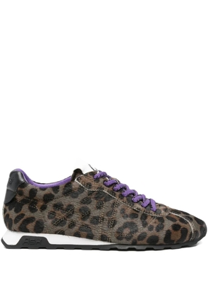 Ash Kill Bill leopard calf-leather sneakers - Brown