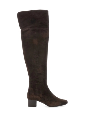 Carel Paris Brigitte suede knee-high boots - Brown