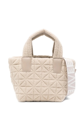 VeeCollective quilted tote bag - Neutrals