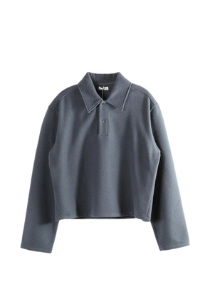 Rier long-sleeve polo shirt - Grey
