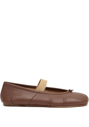 Maison Margiela Tabi ballet flats - Brown