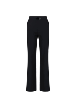 Diesel logo-detail straight trousers - Black