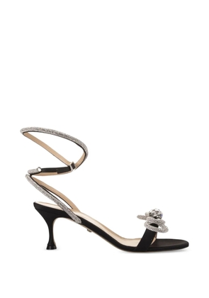 MACH & MACH Double Bow sandals - Black
